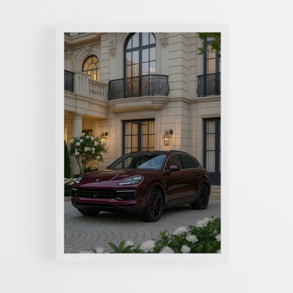 Poster Cayenne Glamour – affiche Porsche (vue 3)